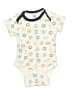 Gerber 100% Cotton Print Ivory Short Sleeve Onesie Size Newborn - photo 1