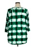 MICHAEL Michael Kors Tie-dye Green 3/4 Sleeve Top Size XL - photo 2