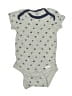 Gerber 100% Cotton Print Gray Short Sleeve Onesie Size 3-6 mo - photo 1