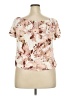Knox Rose 100% Rayon Ivory Short Sleeve Blouse Size XXL - photo 2
