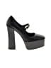 Stuart Weitzman 100% Leather Black Heels Size 6 1/2 - photo 1