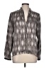 T Tahari 100% Polyester Gray Long Sleeve Blouse Size L - photo 1