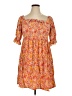 Assorted Brands Paisley Orange Casual Dress Size 1X - photo 1