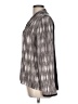 T Tahari 100% Polyester Gray Long Sleeve Blouse Size L - photo 5