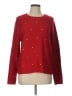 Lucky Brand Stars Red Pullover Sweater Size L - photo 1