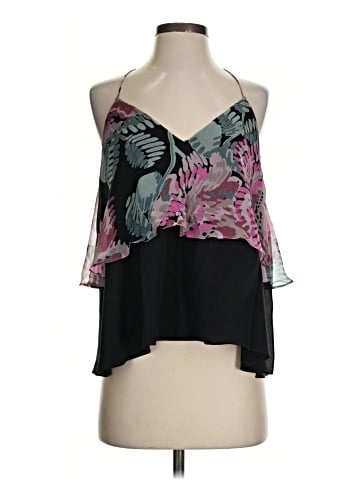 Elizabeth and James Sleeveless Silk Top (view 1)