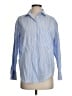 AYR Stripes Blue Long Sleeve Button-Down Shirt Size S - photo 1
