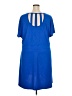 Reel Legends Solid Blue Casual Dress Size 3X - photo 2