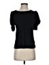 CeCe Black Short Sleeve Top Size S - photo 1