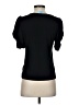 CeCe Black Short Sleeve Top Size S - photo 2