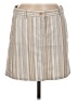 Theory Stripes Tan Casual Skirt Size 6 - photo 1