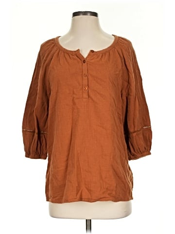 Caslon Long Sleeve Blouse (view 1)