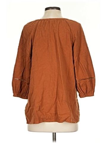 Caslon Long Sleeve Blouse (view 2)
