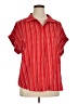 Timeson Red Short Sleeve Blouse Size XL - photo 1