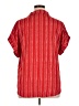 Timeson Red Short Sleeve Blouse Size XL - photo 2