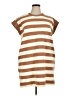 Entro Stripes Brown Casual Dress Size XL - photo 1