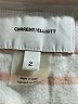 Current/Elliott 100% Cotton Stripes Ivory Long Sleeve Blouse Size Med (2) - photo 7