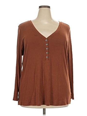 Caslon Long Sleeve Top (view 1)