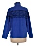 Blair 100% Polyester Blue Pullover Sweater Size M - photo 2