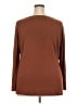 Caslon Brown Long Sleeve Top Size 4X - photo 2