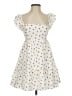 Reformation Hearts White Cocktail Dress Size 2 - photo 1