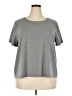 all in motion Metallic Gray Short Sleeve T-Shirt Size 2X - photo 1