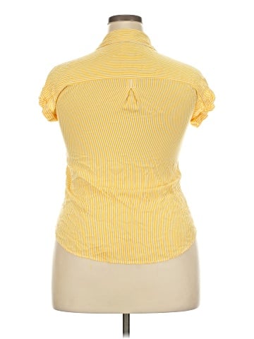 Cosmic Blue Love Short Sleeve Blouse (view 2)