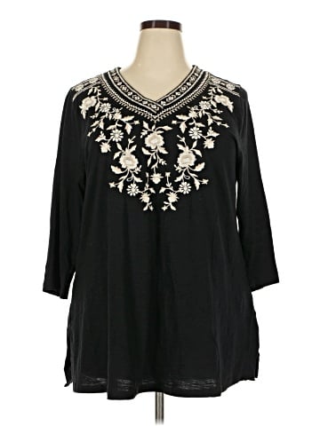 Style&Co 3/4 Sleeve Blouse (view 1)
