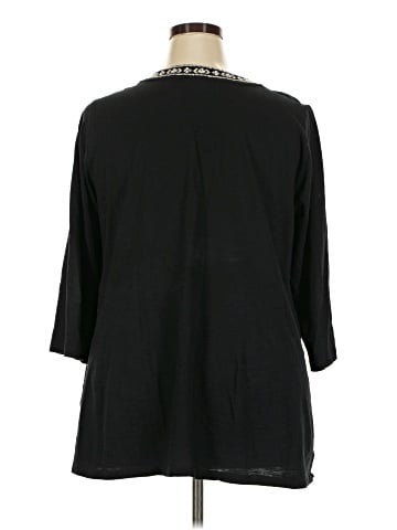 Style&Co 3/4 Sleeve Blouse (view 2)
