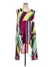 Melissa McCarthy Seven7 100% Polyester Graphic Purple Sleeveless Blouse Size 2X - photo 1