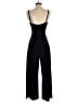 Tildon 100% Polyester Solid Black Jumpsuit Size XS - photo 2