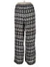 Zac & Rachel 100% Polyester Print Black Casual Pants Size XL - photo 2