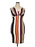 Assorted Brands Stripes Yellow Cocktail Dress Size 1X - photo 1