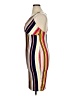 Assorted Brands Stripes Yellow Cocktail Dress Size 1X - photo 5
