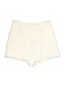 Zara Chevron-herringbone Ivory Shorts Size XS - photo 1