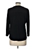 Ellen Tracy Black 3/4 Sleeve Blouse Size L - photo 2