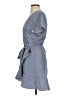 JOA 100% Polyester Stripes Blue Casual Dress Size S - photo 5