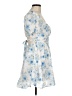 Blu Pepper Floral Blue Cocktail Dress Size M - photo 4