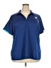 Port Authority 100% Polyester Blue Short Sleeve Polo Size 4X - photo 1