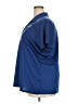 Port Authority 100% Polyester Blue Short Sleeve Polo Size 4X - photo 5