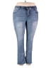 Democracy Solid Blue Jeans Size 18 - photo 1