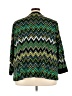 Catherines Chevron-herringbone Green 3/4 Sleeve Blouse Size 3X (petite) - photo 2