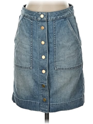 White House Black Market Denim Skirt (view 1)