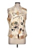 August Silk 100% Silk Ivory Sleeveless Silk Top Size 12 - photo 1
