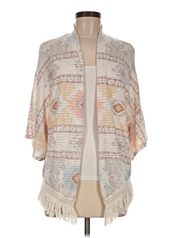 Mauve Poncho (view 1)