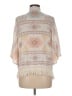 Mauve Ivory Poncho Size M - photo 2