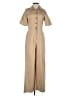 STAUD Solid Tan Jumpsuit Size 2 - photo 1