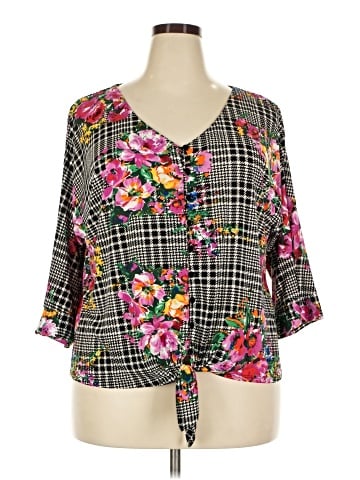 New Directions 3/4 Sleeve Blouse (view 1)