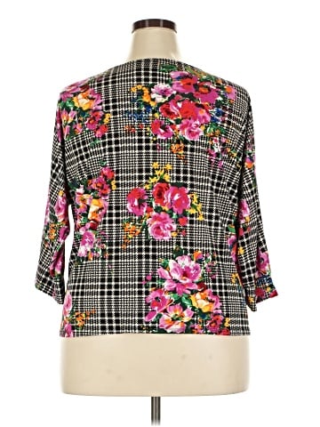 New Directions 3/4 Sleeve Blouse (view 2)
