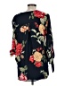 West Kei 100% Polyester Black 3/4 Sleeve Blouse Size M - photo 2